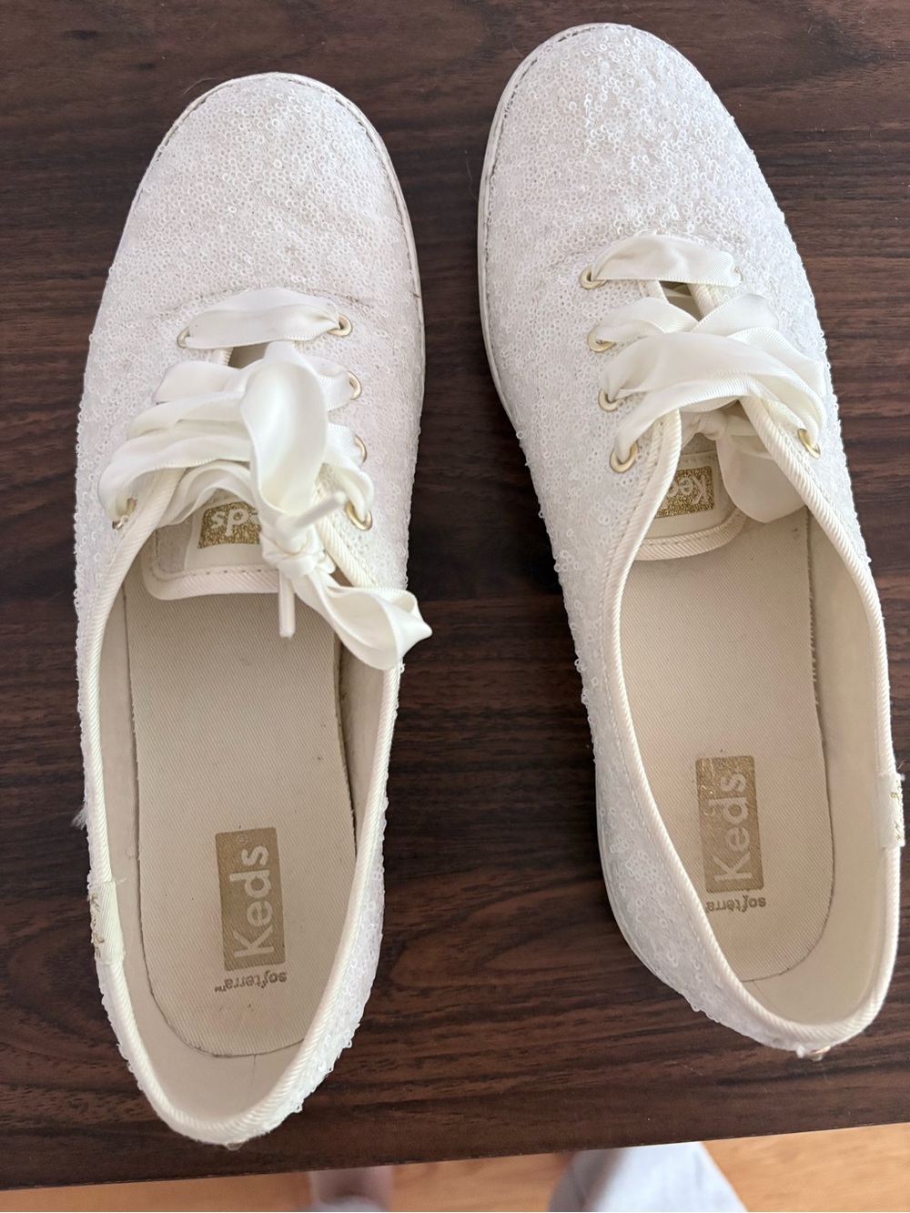 Kate Soade Keds Women's Sequin Lace-Up Sneakers